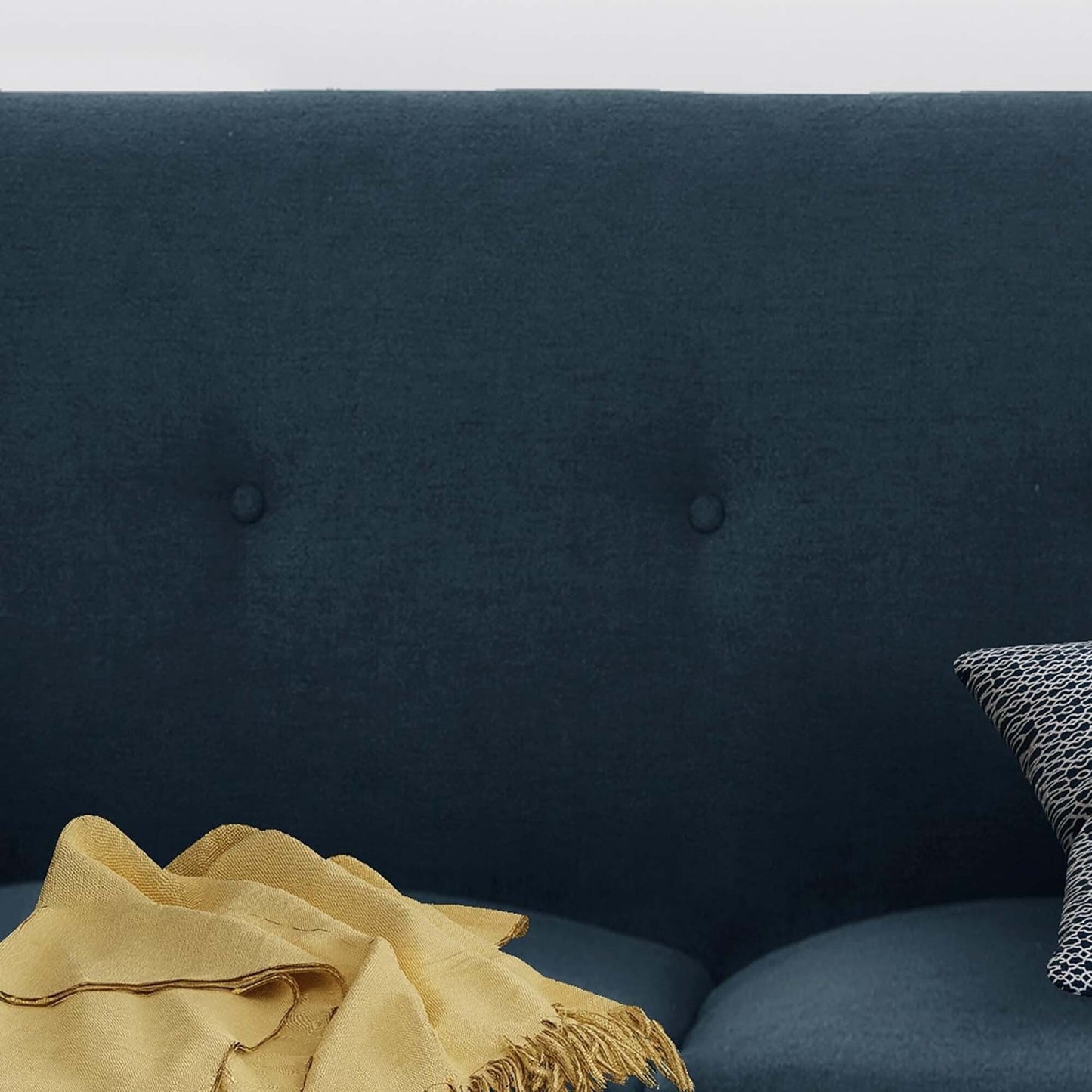 Modern 78.5 3-seater Sofa with Wood Legs and Plywood wooden frame for Living Room
