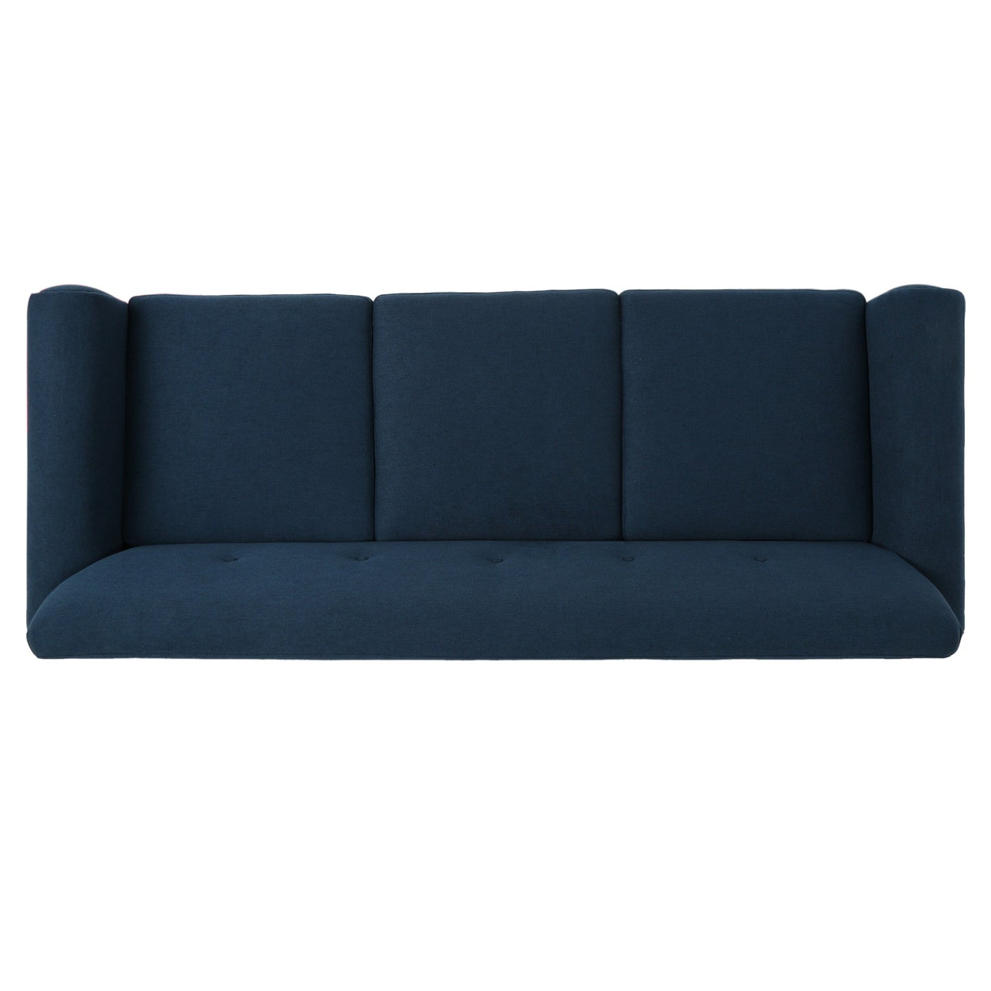 Modern 78.5 3-seater Sofa with Wood Legs and Plywood wooden frame for Living Room