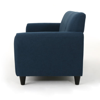 Modern 78.5 3-seater Sofa with Wood Legs and Plywood wooden frame for Living Room