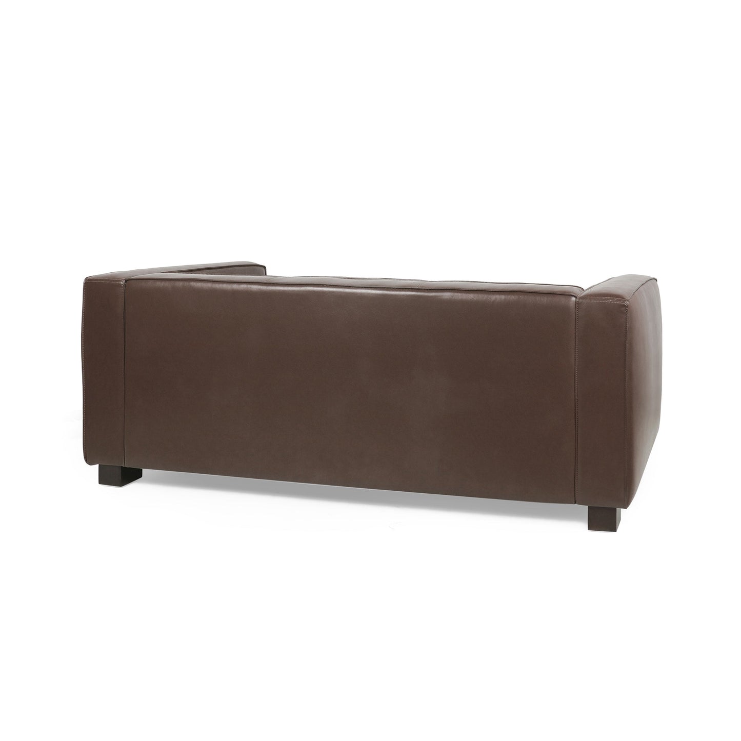 Modern 80.25 3-seater Tuxedo Arms Sofa with Birch Wood Legs for Living Room