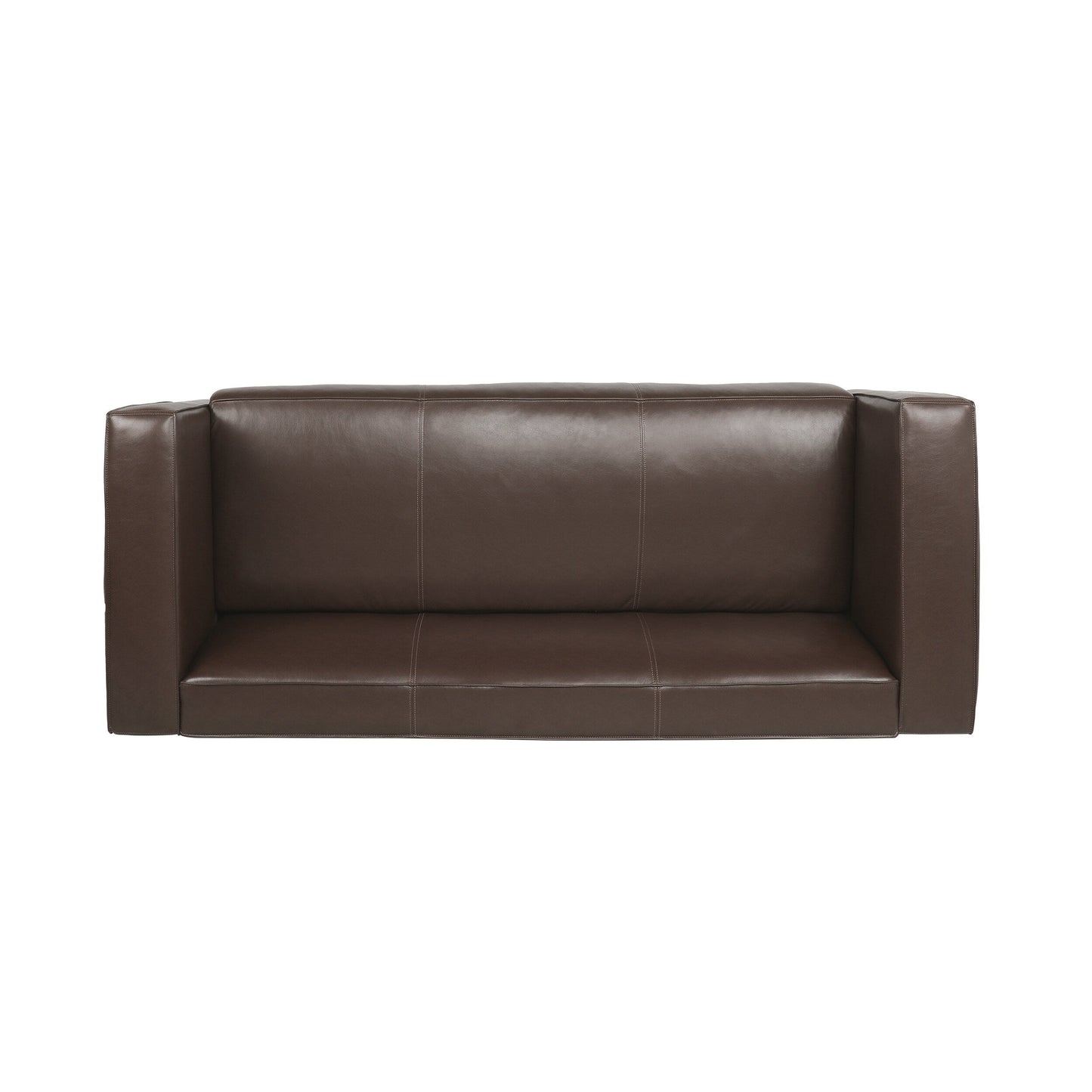 Modern 80.25 3-seater Tuxedo Arms Sofa with Birch Wood Legs for Living Room
