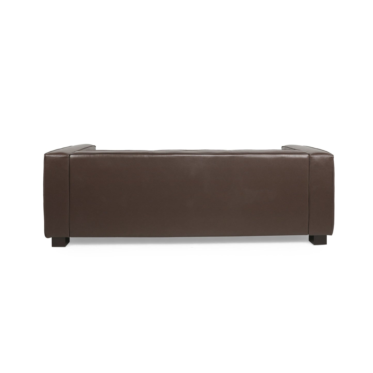 Modern 80.25 3-seater Tuxedo Arms Sofa with Birch Wood Legs for Living Room