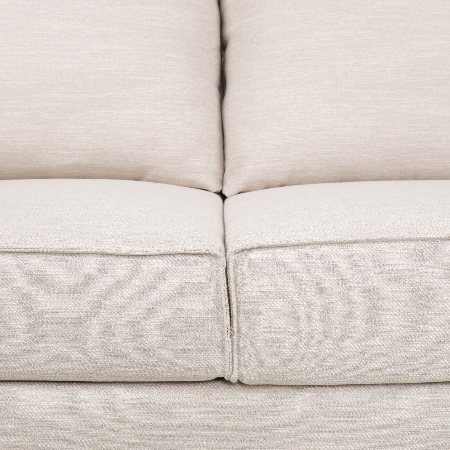 Modern 80.25 3-seater Upholstered Sofa with Pillows amd Wood Legs for Living Room