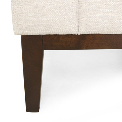 Modern 80 3-seater Sofa with Wood Legs and Matching Pillows for Living Room