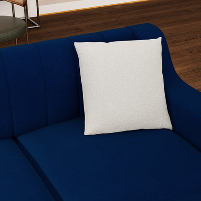 Modern 81.89 Velvet 3-seater Sofa with Gold Accents and Plush Cushions for Living Room