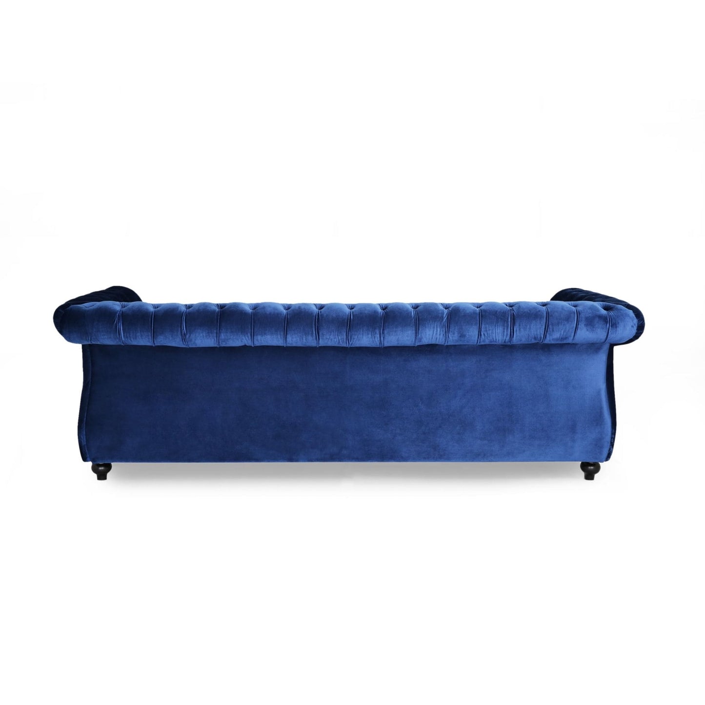 Modern 84.5'' Velvet 3 Seater Sofa with Generous Seating, Soft Upholstery, and Lightweight Construction