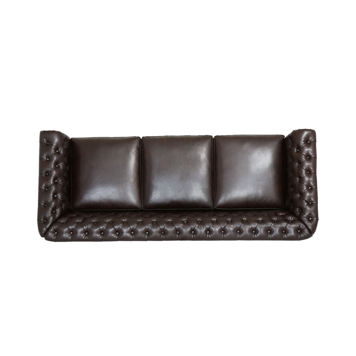 Modern 84.5'' Velvet 3 Seater Sofa with Generous Seating, Soft Upholstery, and Lightweight Construction