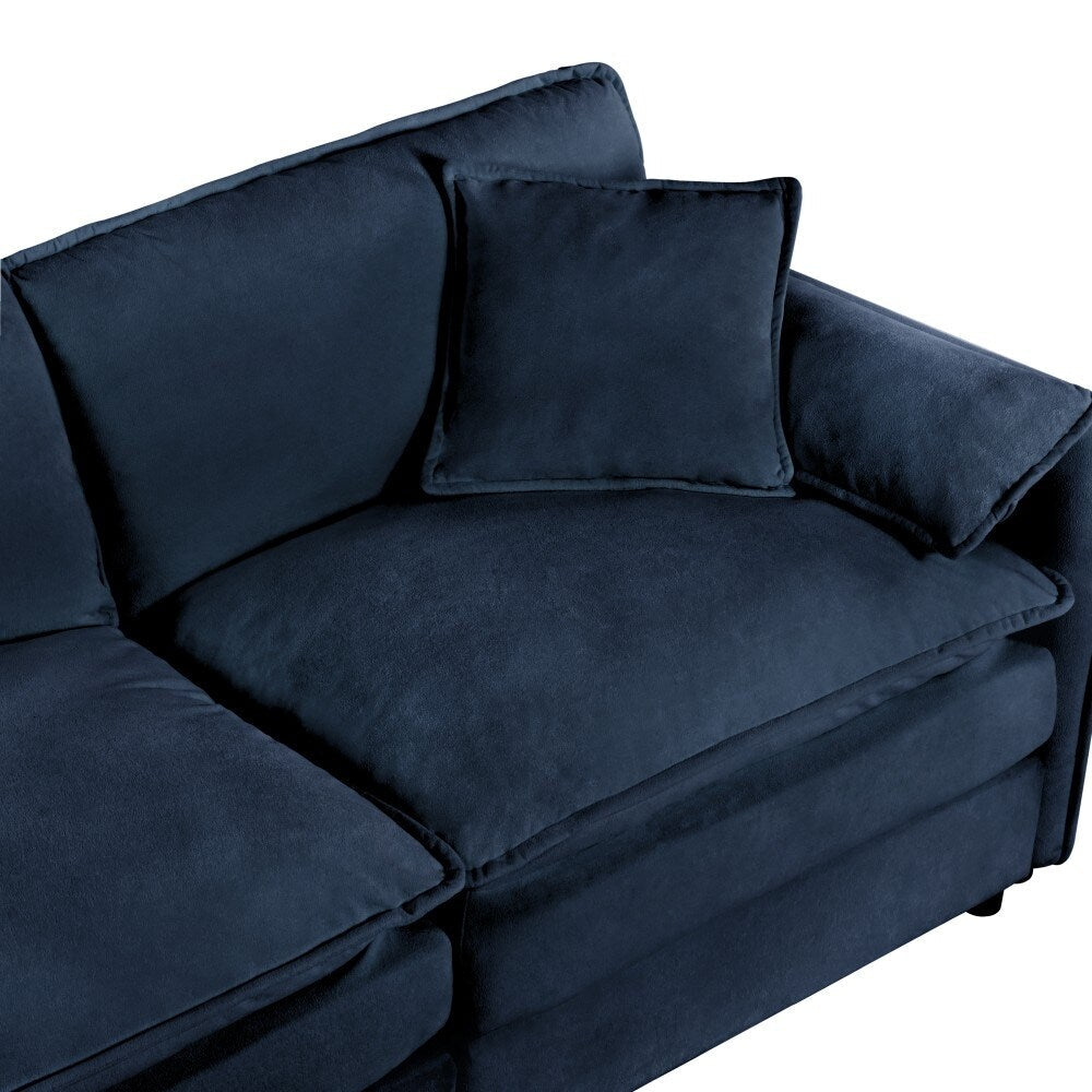 Modern Chenille 2-seater Comfy Deep Love-seat Sofa Couch for Living Room