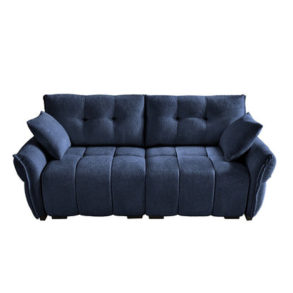 Modern Chenille Fabric Upholstery Two-Seater Sofa