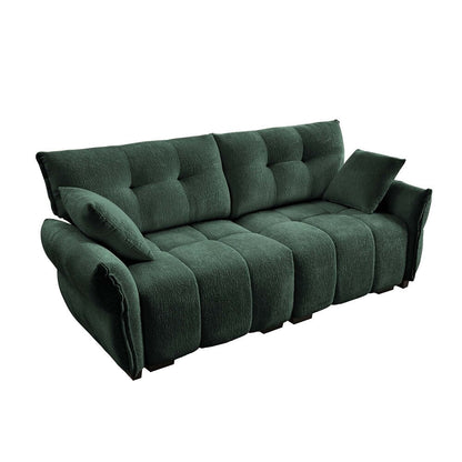 Modern Chenille Fabric Upholstery Two-Seater Sofa