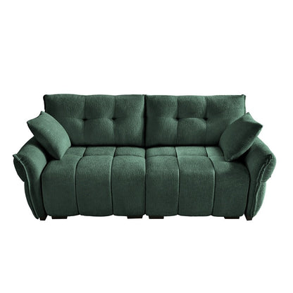 Modern Chenille Fabric Upholstery Two-Seater Sofa
