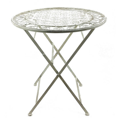Modern Home Marseille Antiqued Iron 3pc Folding Bistro Set