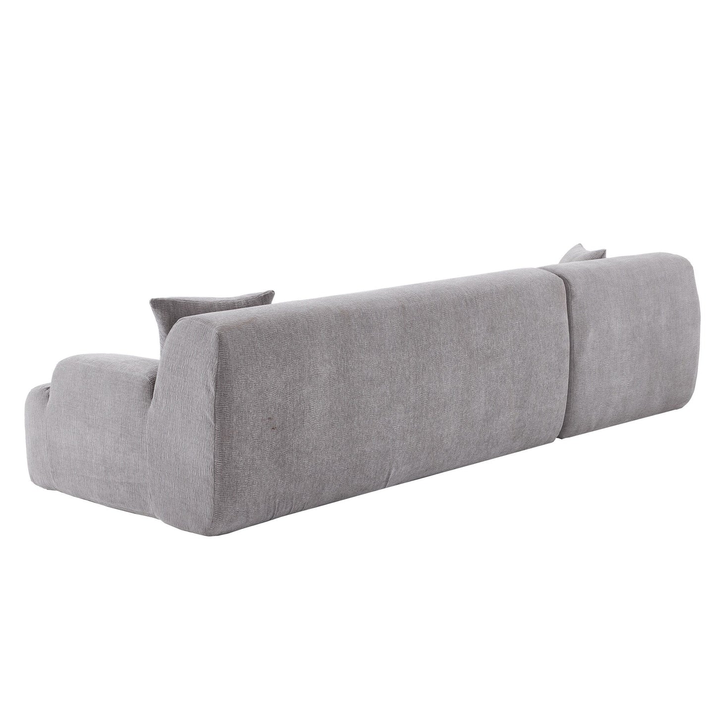 Modern Large L-Shaped Sectional Sofa 2 Piece Free Combination Sofa with Deep Seating for Living Room Salon