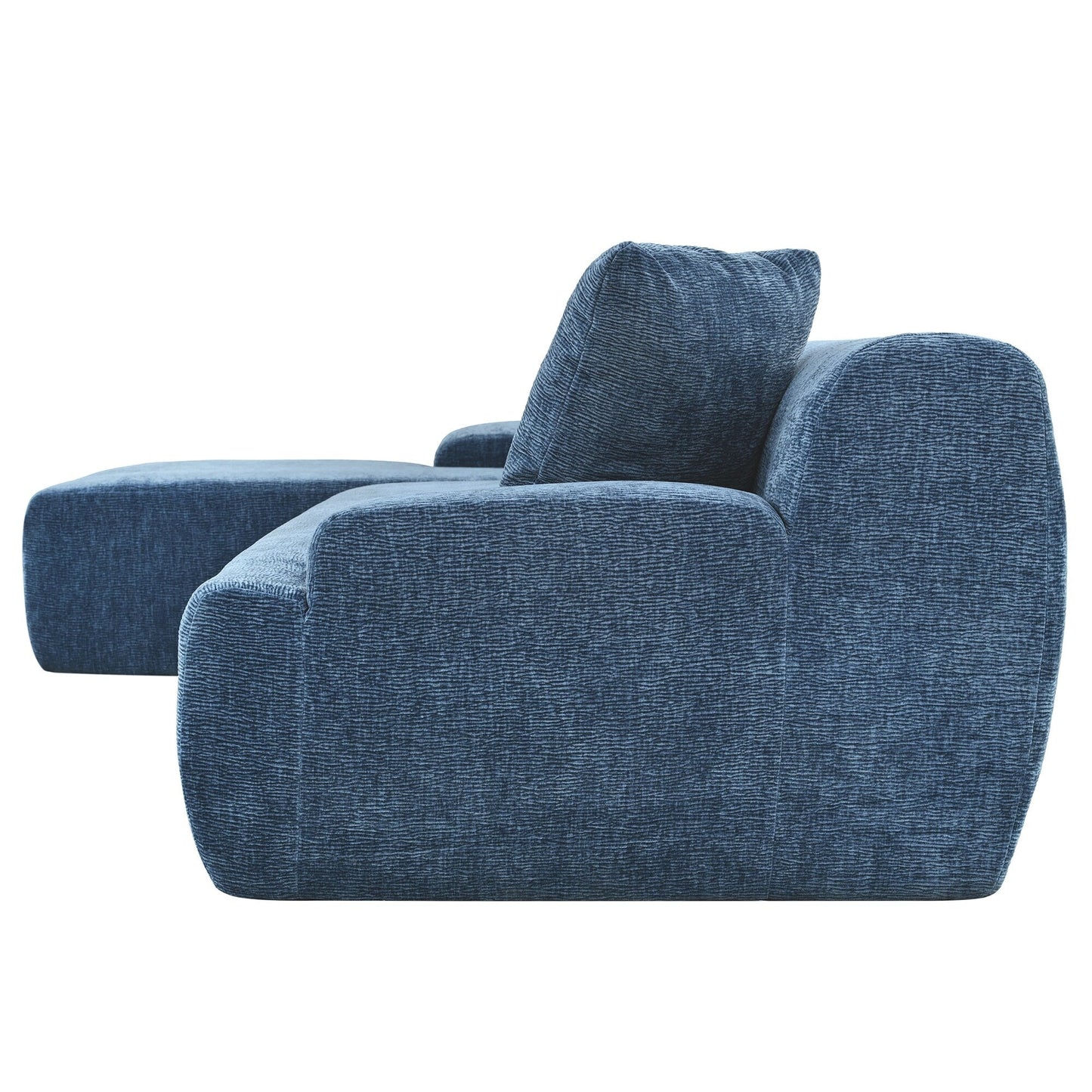 Modern Large L-Shaped Sectional Sofa 2 Piece Free Combination Sofa with Deep Seating for Living Room Salon