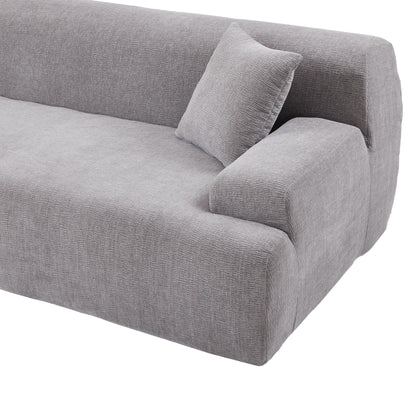 Modern Large L-Shaped Sectional Sofa 2 Piece Free Combination Sofa with Deep Seating for Living Room Salon