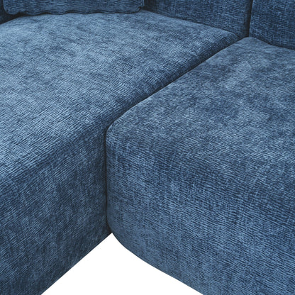 Modern Large L-Shaped Sectional Sofa 2 Piece Free Combination Sofa with Deep Seating for Living Room Salon