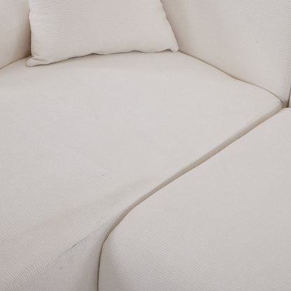 Modern Large L-Shaped Sectional Sofa 2 Piece Free Combination Sofa with Deep Seating for Living Room Salon