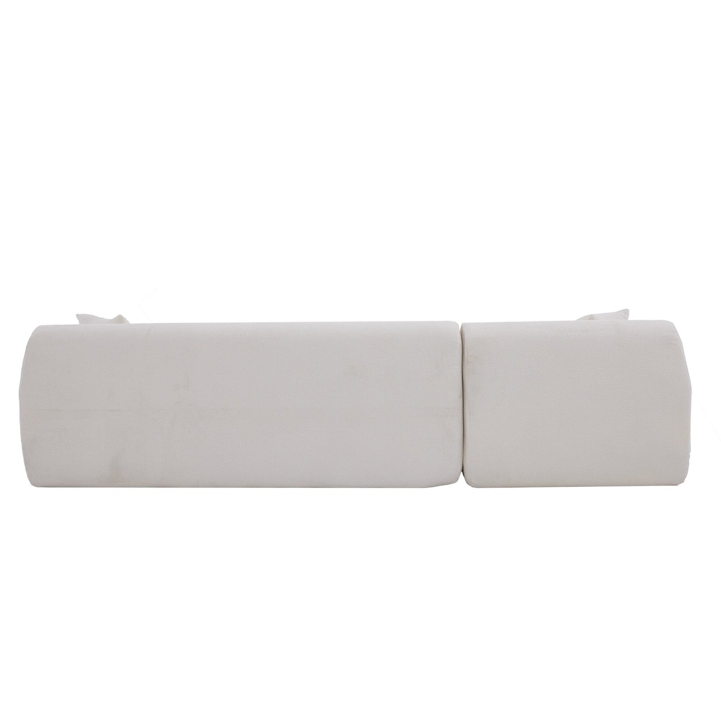 Modern Large L-Shaped Sectional Sofa 2 Piece Free Combination Sofa with Deep Seating for Living Room Salon