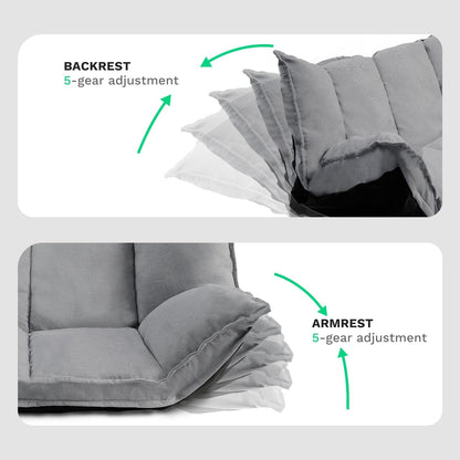 Modern Lazy Sofa Cute Futons Sets Comfortable Adjustable Sofa Bed