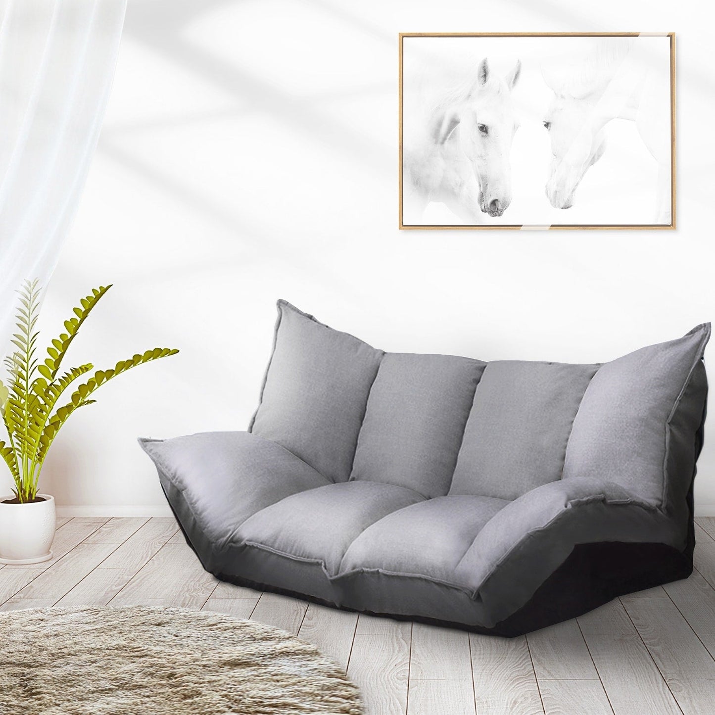 Modern Lazy Sofa Cute Futons Sets Comfortable Adjustable Sofa Bed
