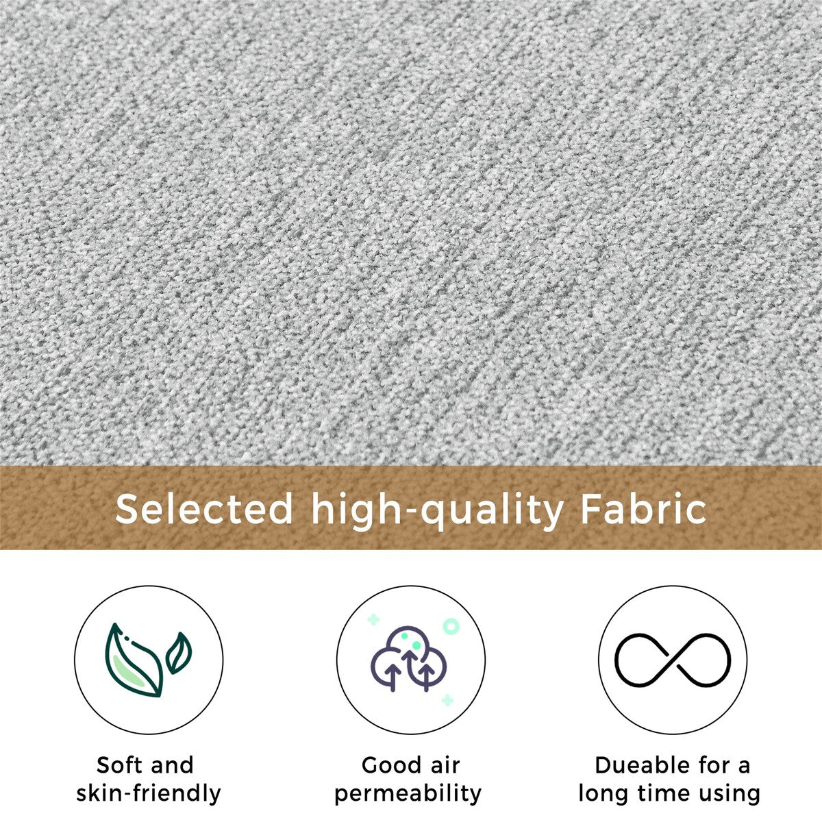 Modern Linen Fabric Corner Lounge Chair by Harper&Bright Designs