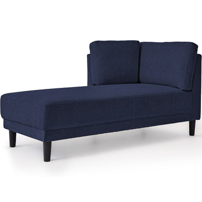 Modern Linen Fabric Corner Lounge Chair by Harper&Bright Designs