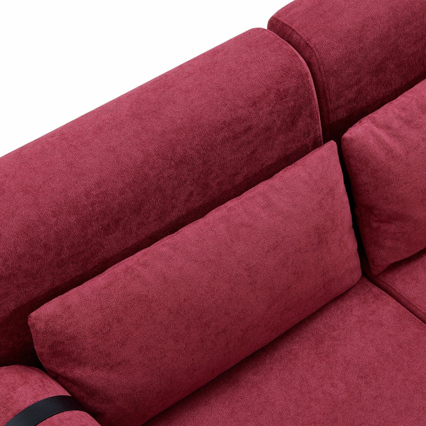 Modern Loveseat Sofa 59 Sofa Couch 2-Seater with Flexible USB Ports and Unique Cylindrical Armrests