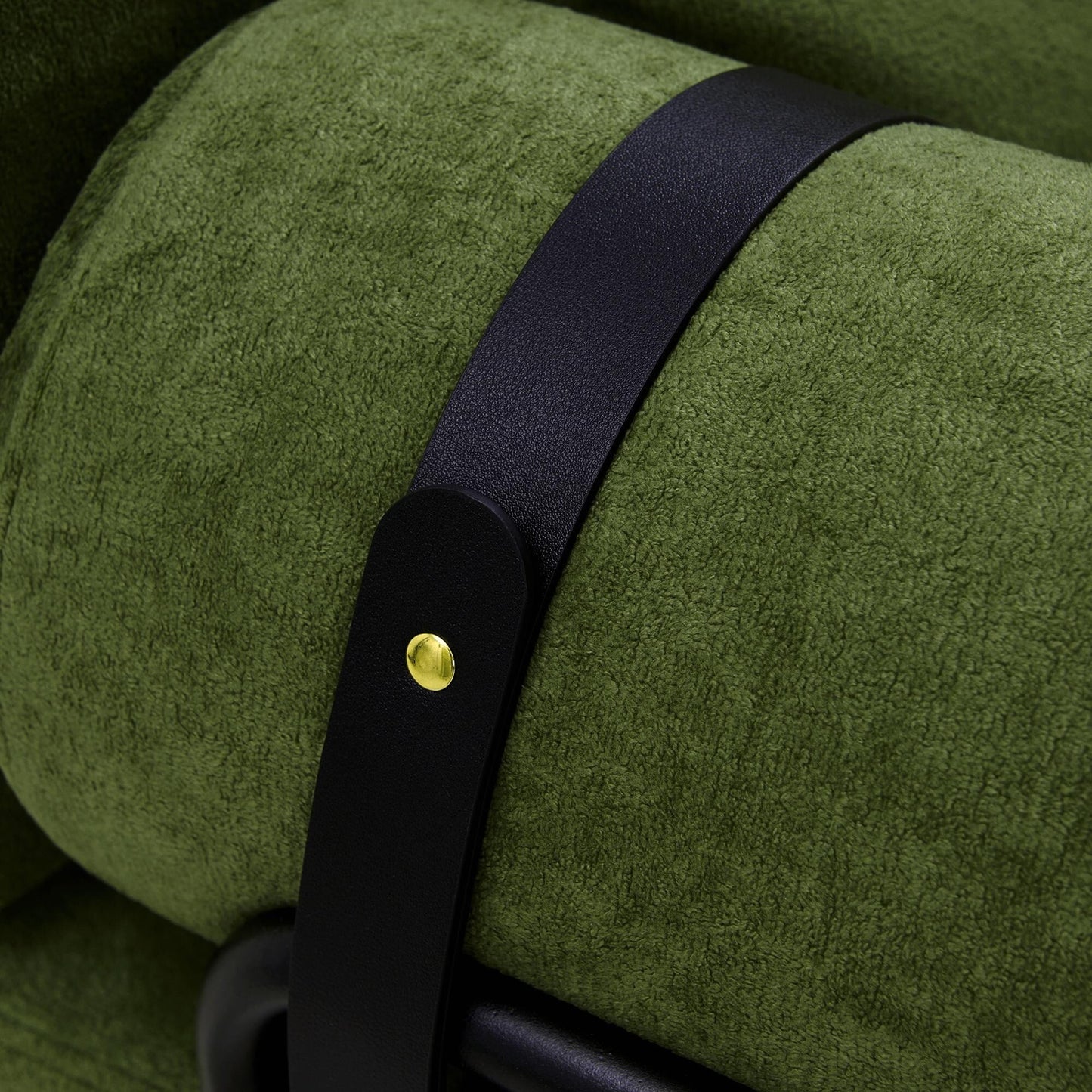 Modern Loveseat Sofa 59 Sofa Couch 2-Seater with Flexible USB Ports and Unique Cylindrical Armrests