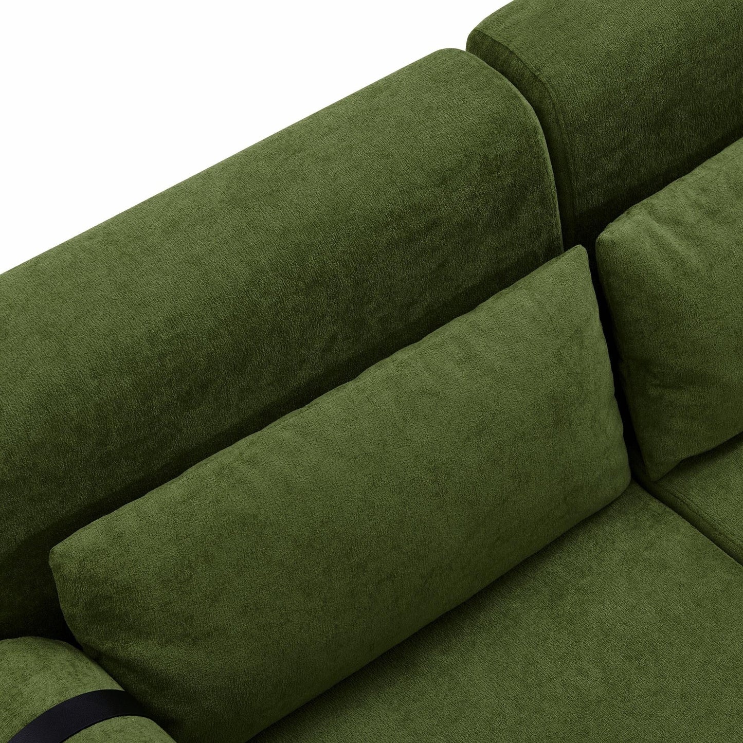 Modern Loveseat Sofa 59 Sofa Couch 2-Seater with Flexible USB Ports and Unique Cylindrical Armrests