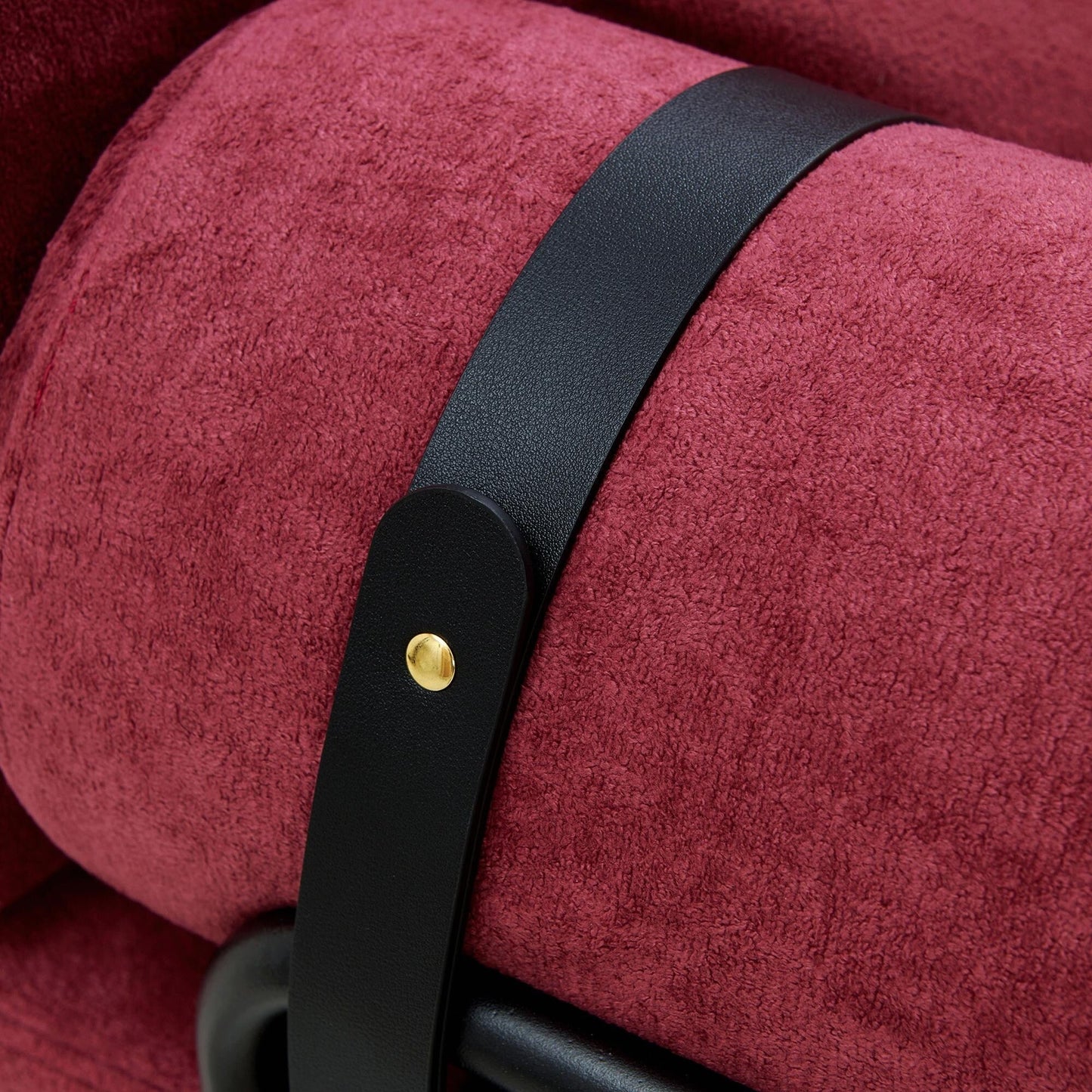 Modern Loveseat Sofa 59 Sofa Couch 2-Seater with Flexible USB Ports and Unique Cylindrical Armrests