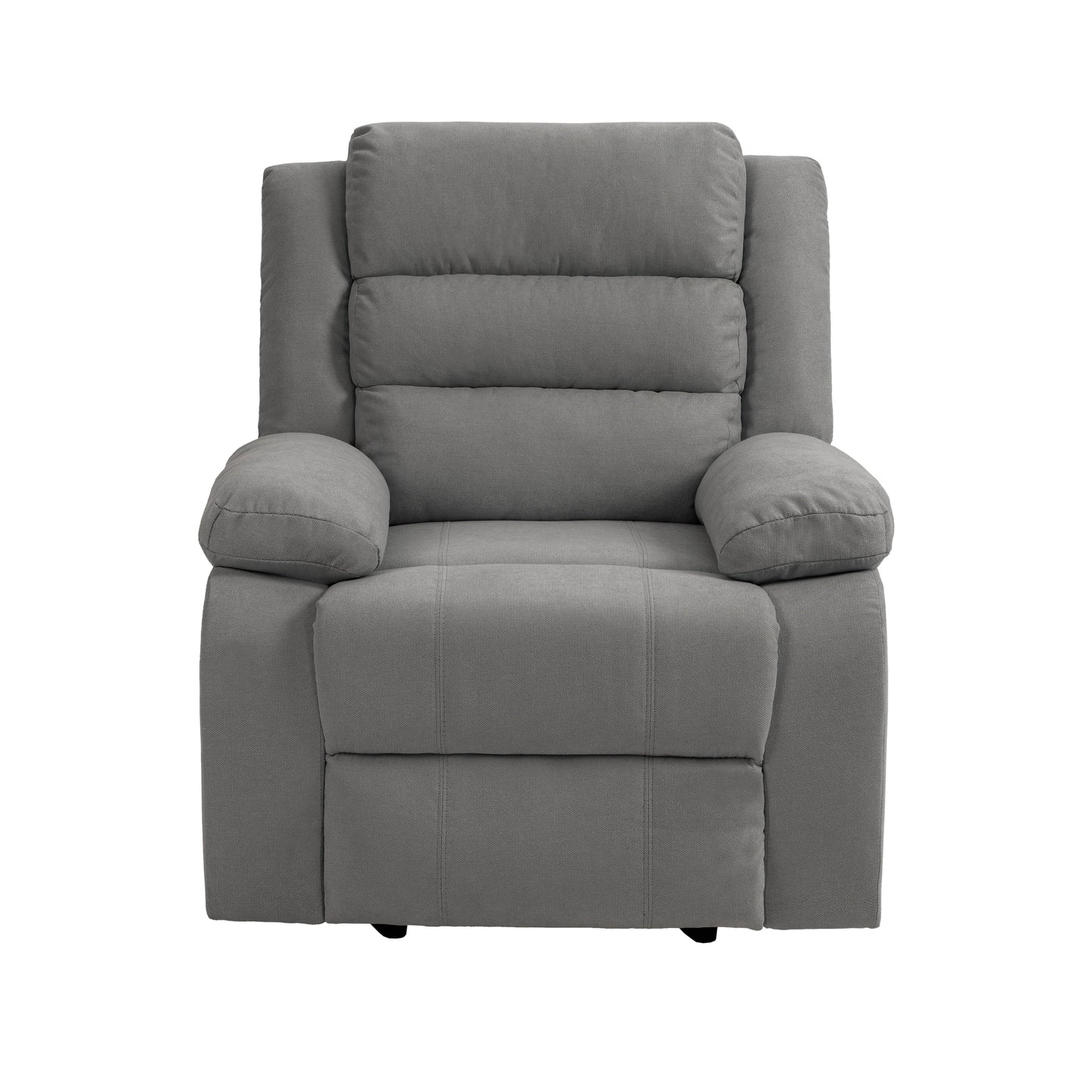 Modern Manual Recliner Chair, Soft Fabric Sofa Chair For Living Room