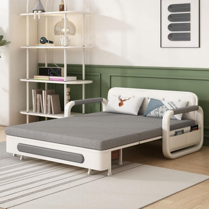 Modern Memory Foam Sleeper Sofa with Storage