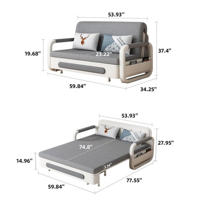 Modern Memory Foam Sleeper Sofa with Storage
