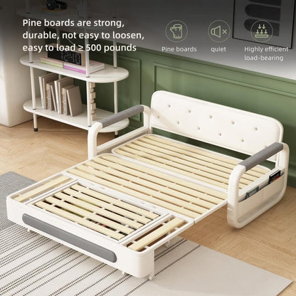Modern Memory Foam Sleeper Sofa with Storage