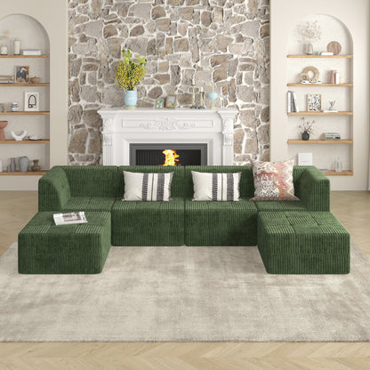 Modern Minimalist Modular Armless Sofa Chair Single Seat Lounge Sleeper Sofa for Living Room Bedroom