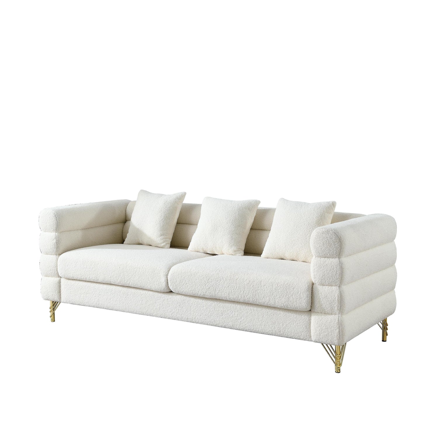 Modern Oversized Streamline 3-Seat Sofa