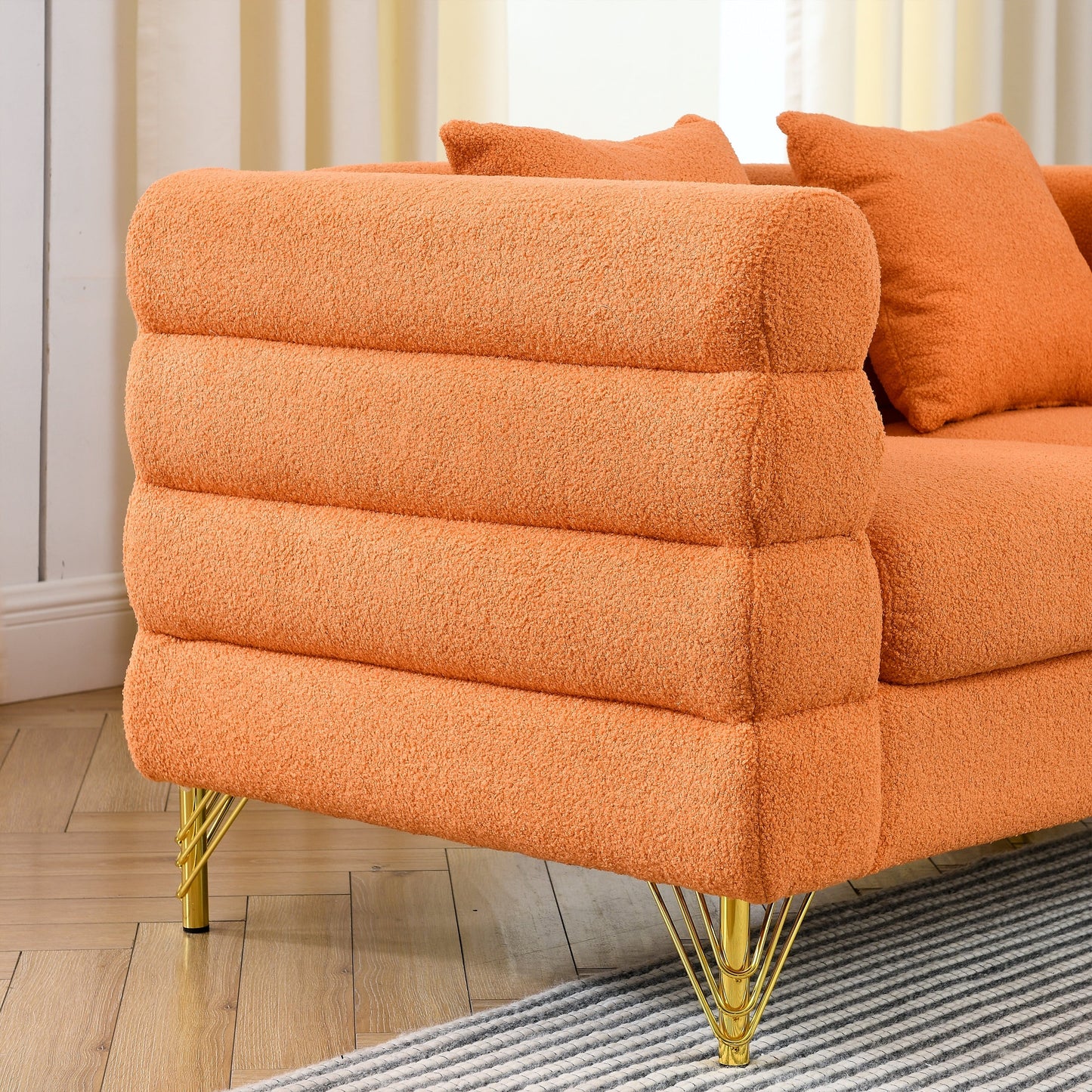 Modern Oversized Streamline 3-Seat Sofa