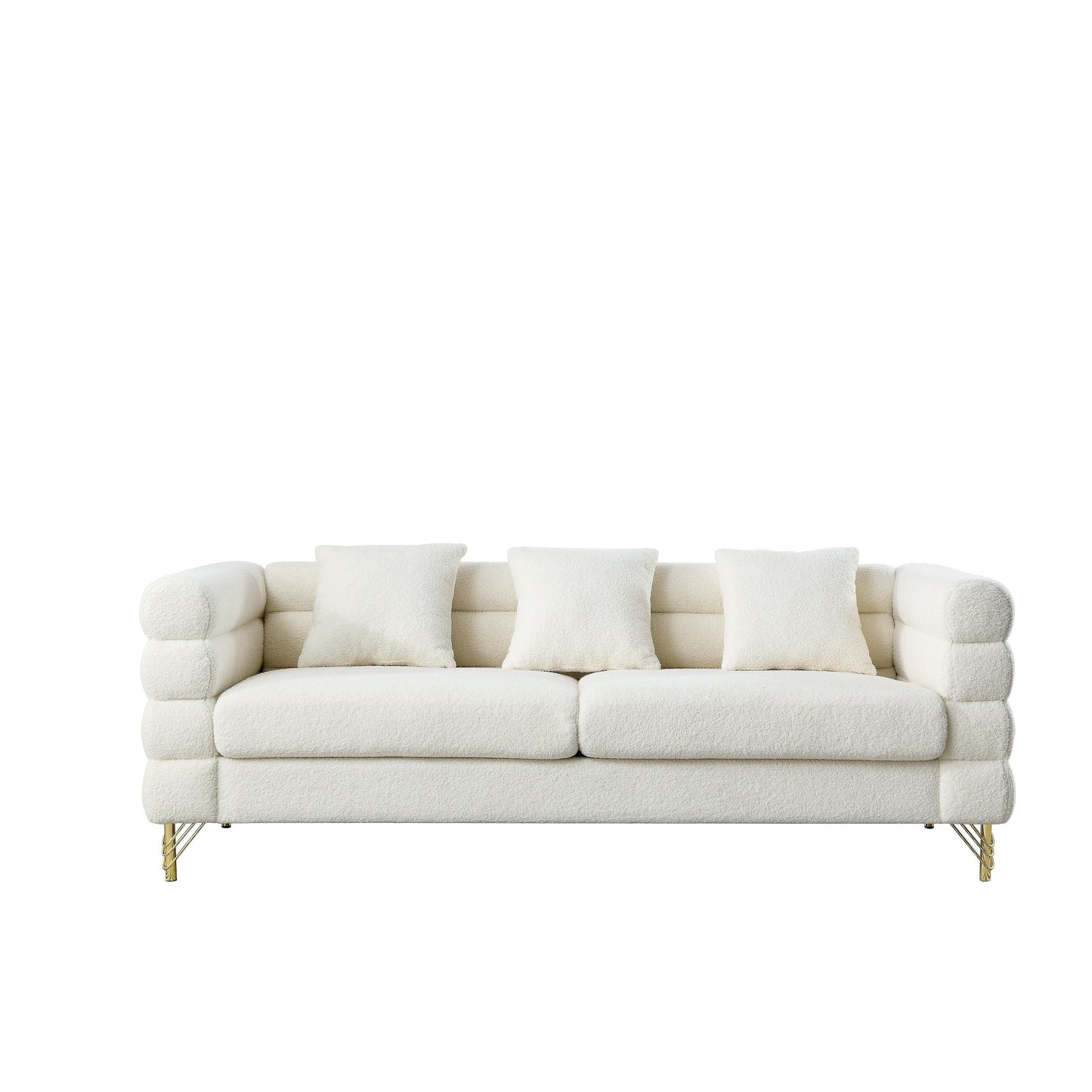 Modern Oversized Streamline 3-Seat Sofa