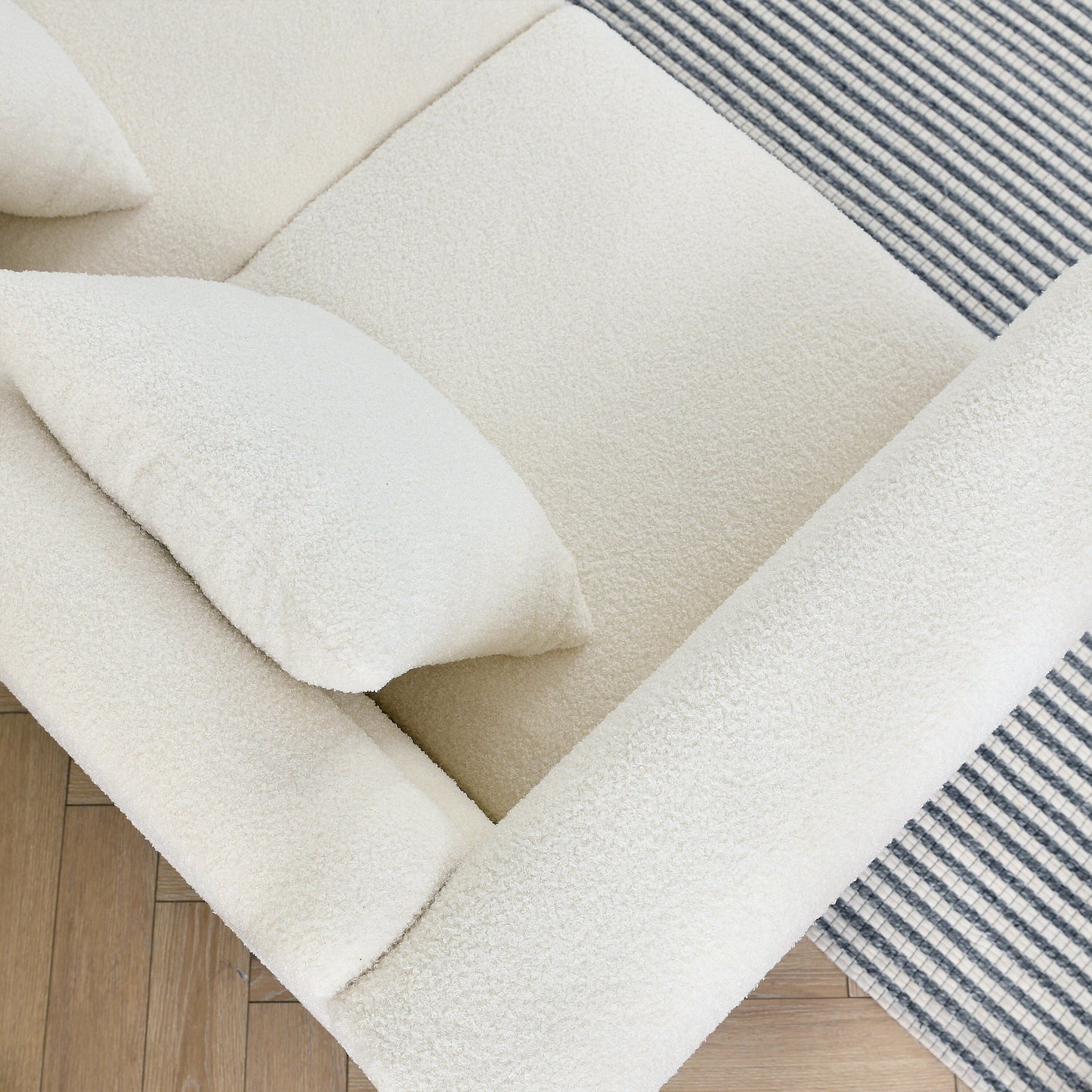 Modern Oversized Streamline 3-Seat Sofa