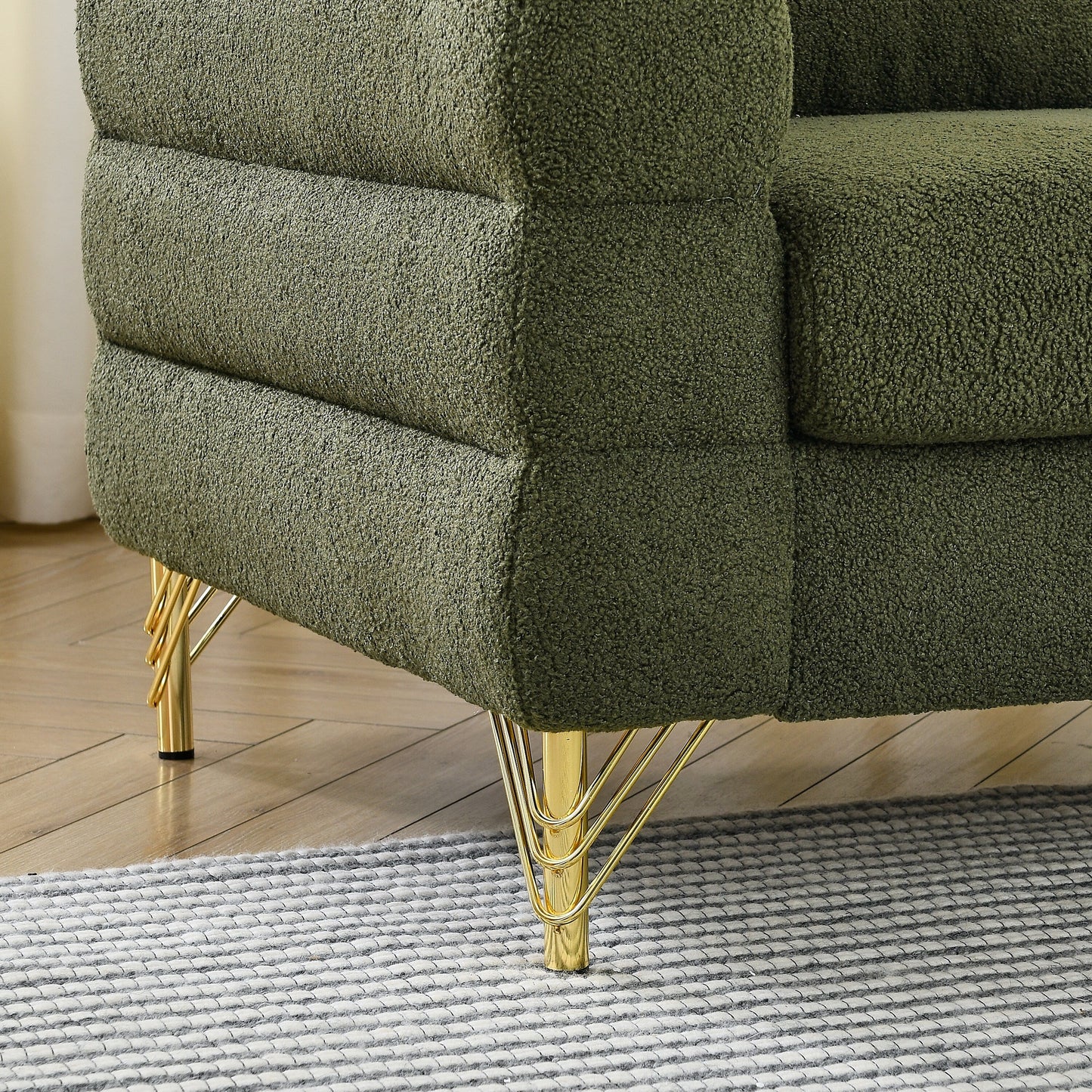 Modern Oversized Streamline 3-Seat Sofa