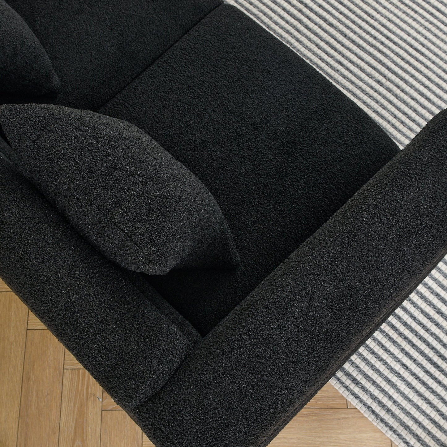 Modern Oversized Streamline 3-Seat Sofa