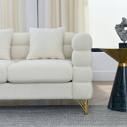 Modern Oversized Streamline 3-Seat Sofa