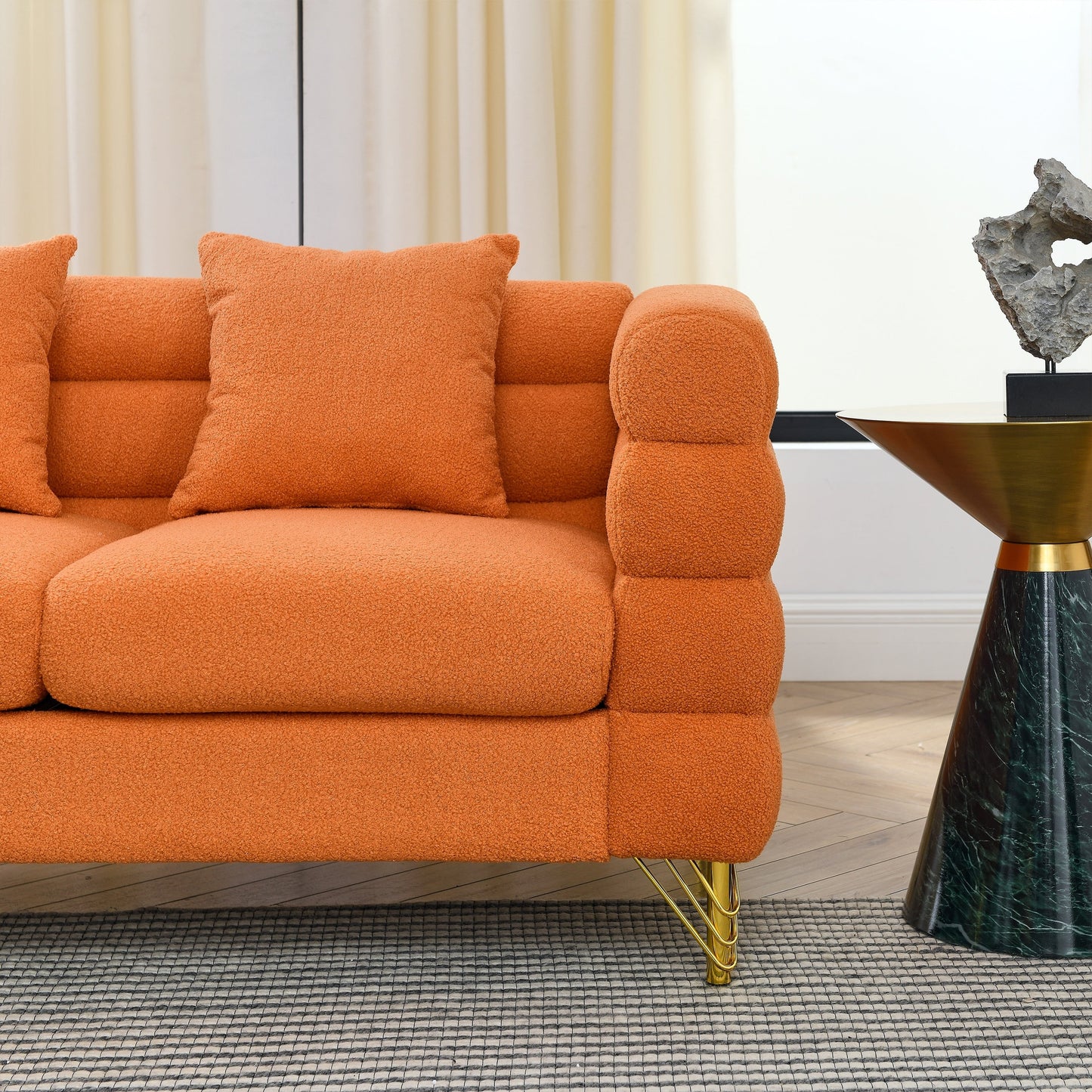 Modern Oversized Streamline 3-Seat Sofa