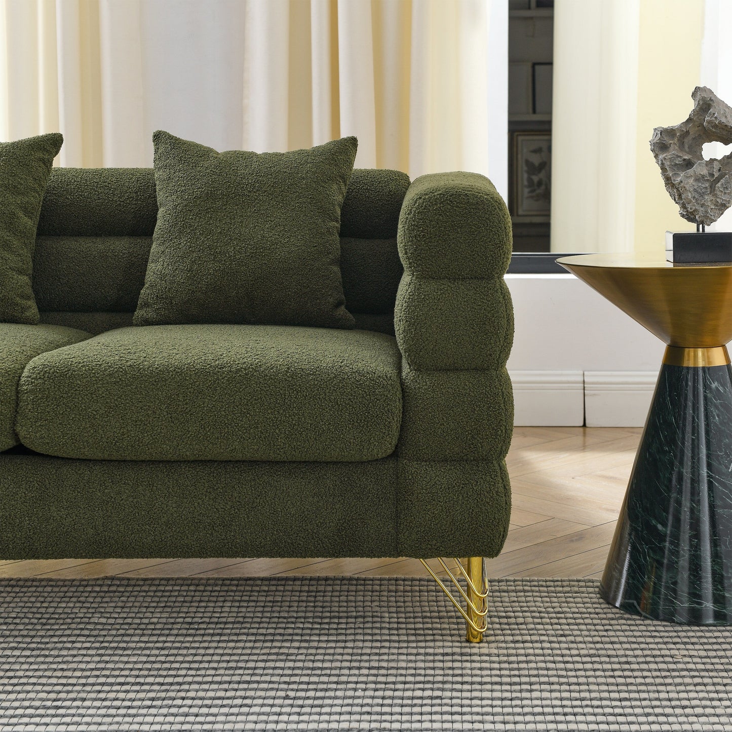 Modern Oversized Streamline 3-Seat Sofa