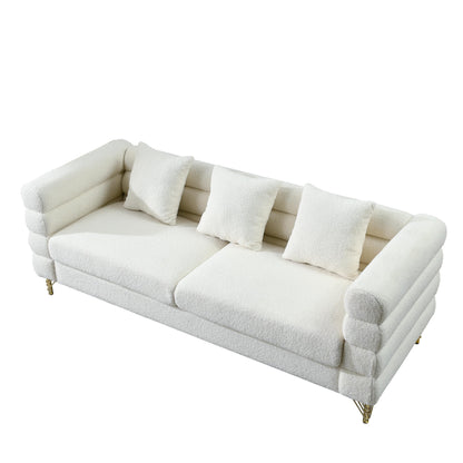 Modern Oversized Streamline 3-Seat Sofa