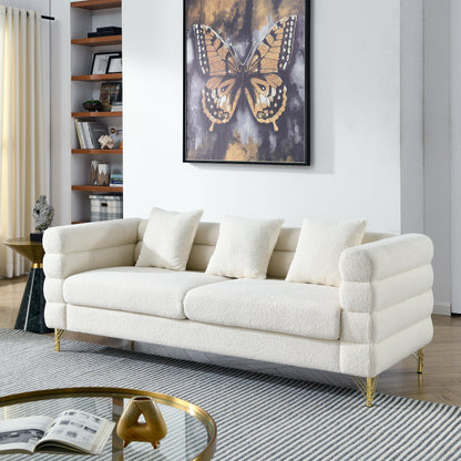 Modern Oversized Streamline 3-Seat Sofa