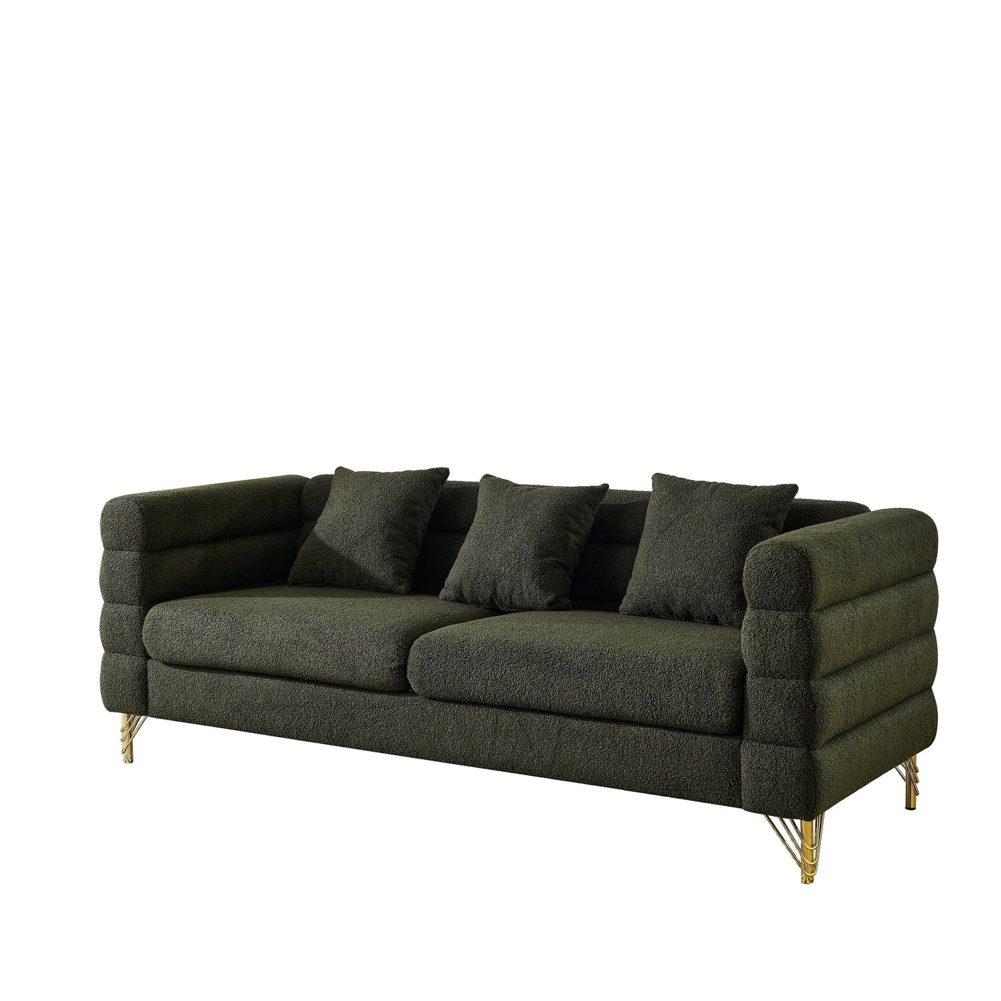 Modern Oversized Streamline 3-Seat Sofa