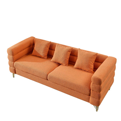 Modern Oversized Streamline 3-Seat Sofa