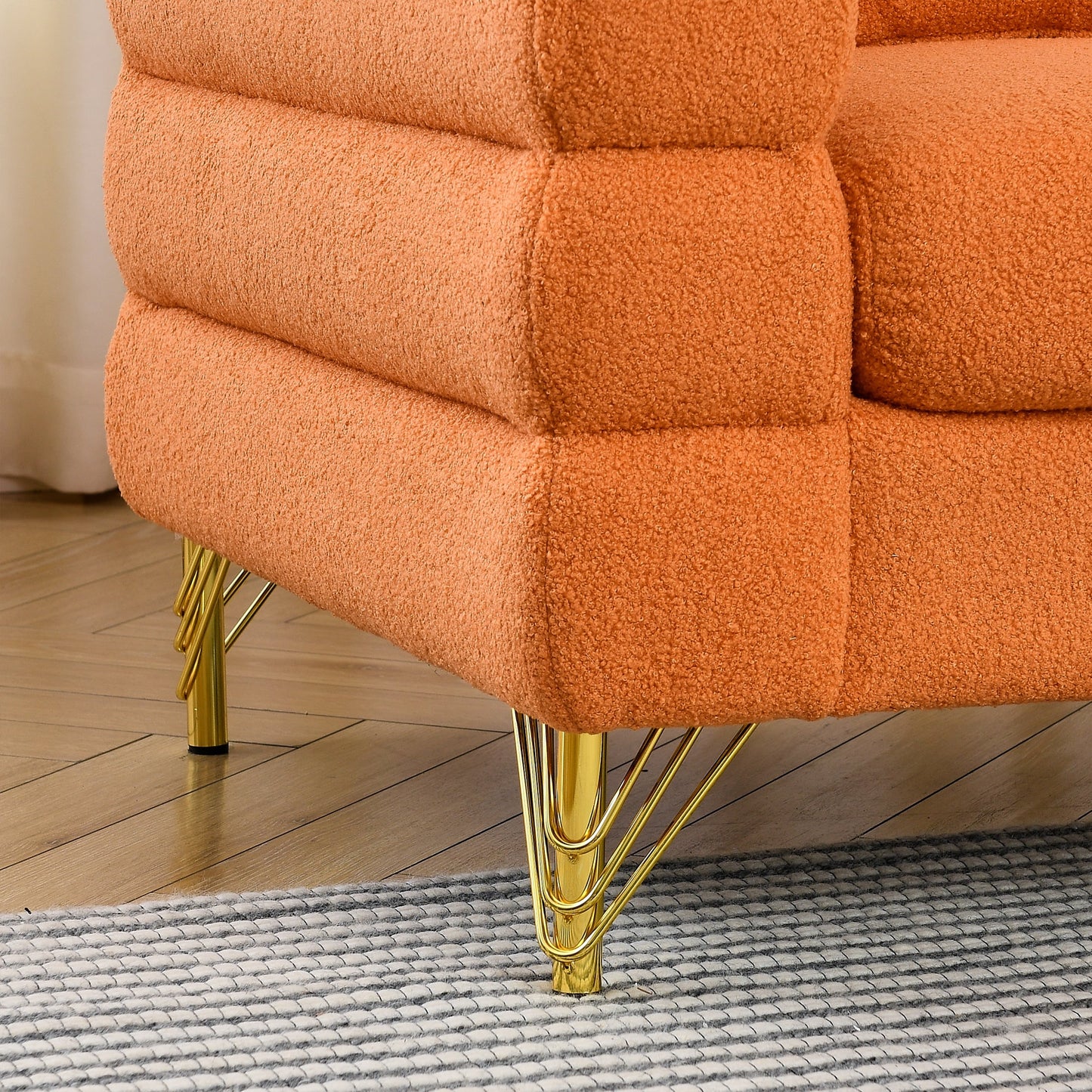 Modern Oversized Streamline 3-Seat Sofa