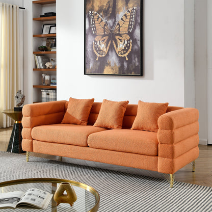 Modern Oversized Streamline 3-Seat Sofa